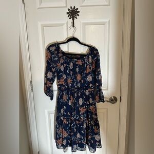 Long Sleeve Ryan Michelle Floral Dress 🌺